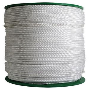 Cuerda Trenzada Pp Blanca 6Mm x 1 M
