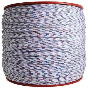 Cuerda Trenzada Pp Blanc/Pintas 2Mm x 1 M