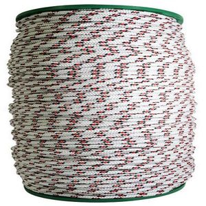 Cuerda Trenzada Pp Blanc/Pintas 6Mm x 1 M