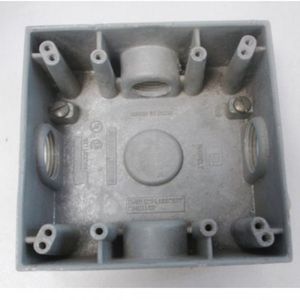 Caja 4 x4 3/4" 4 Salidas