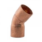 Codo-3-4-quot--45A°-Cobre