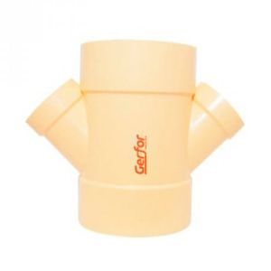 Yee Doble Reducida Pvc Sanitaria 4" x 2" Gerfor