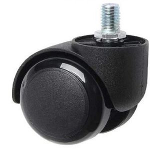 Rueda Para Mueble Oficina Espigo Roscado 3/8" Dm 2 Pulgadas