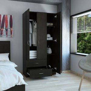 Closet Austral 3P 180x90x47 Rta Wengue