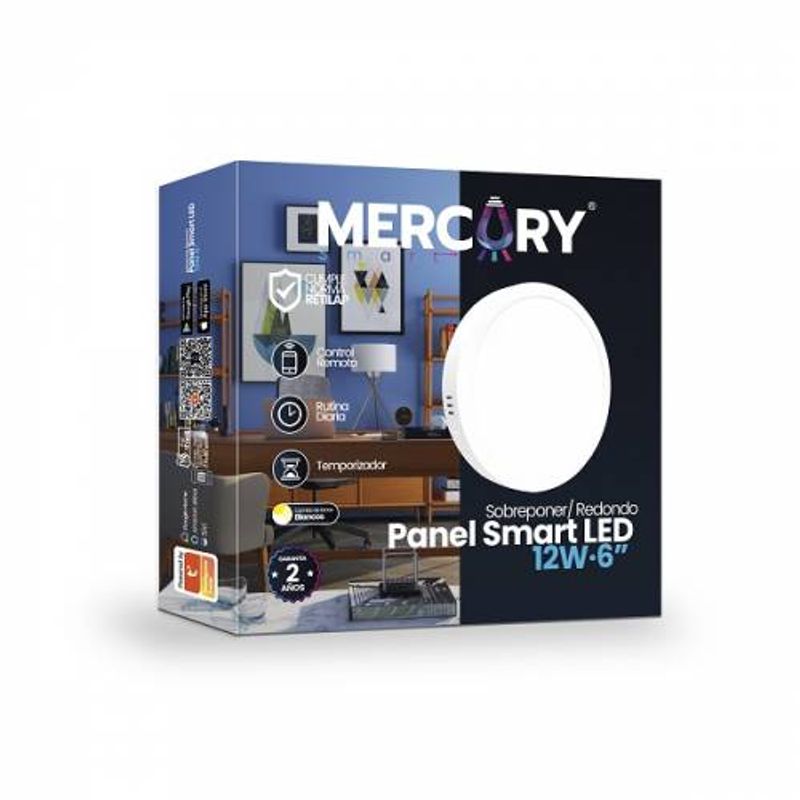 Panel-Smart-Led-S-Poner-12W-6-quot--Cct-Incr-Redondo