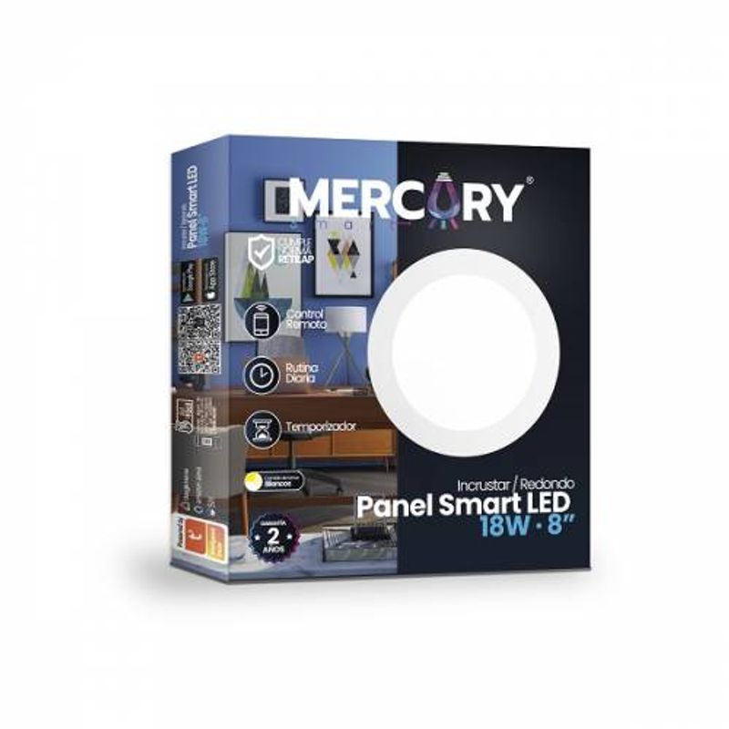 Panel-Smart-Led-18W-8-quot--Cct-Incr-Redondo
