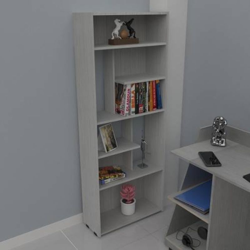 Biblioteca-Perth-Venecia-Blanco-161X80X24Cm