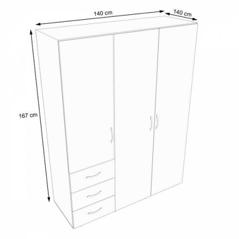 Closet-Lotto-Roma-Blanco-167X140X50Cm