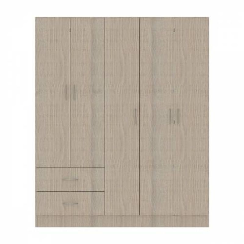 Closet-Belo-5-Puertas-150X47X183Cm-Roma-Blanco