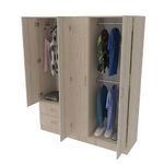 Closet-Belo-5-Puertas-150X47X183Cm-Roma-Blanco