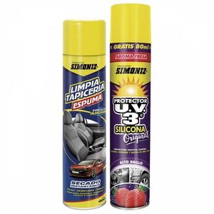 Limpia Tapiceria Espuma 40 más Silicona Uv3 Protector Especial
