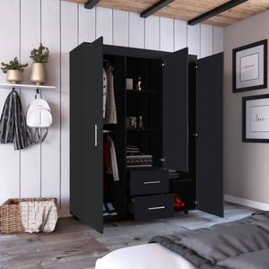 Closet Barú 180 x 135 x 50 Rta Wengue