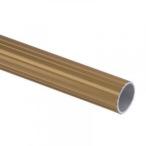 Tubo 3/4" Aluminio Ranurado Doradox3m