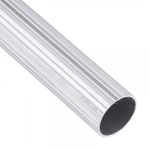 Tubo-1-quot--x-2.5m-Cortina-Ranurado-Aluminio-Cromado
