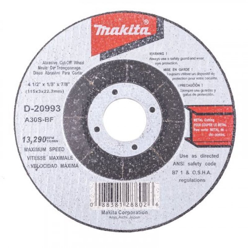 Disco-Abrasivo-4-A½-quot--x-1-8-quot--Corte-Metal