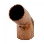 Codo-1-quot--45A°-Cobre