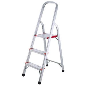 Escalera Aluminio Tijera 3 Escalones Básica