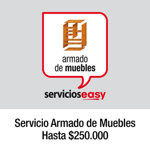 Servicio armado de muebles hasta $250.000