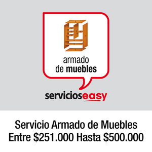Servicio armado de muebles de $251.000 hasta $500.000