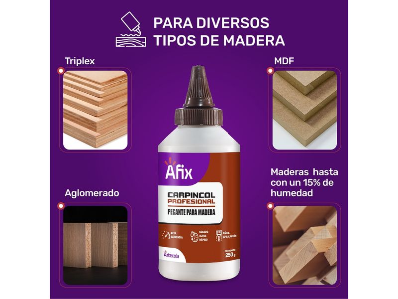 Cola para madera interior AXTON 100 gr