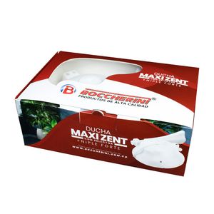 Ducha Maxi Zent Blanca Con Selector A 220V+ Niple Forte