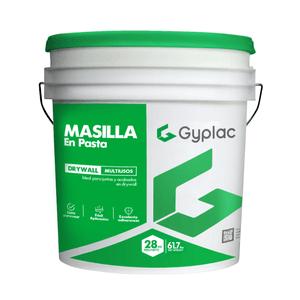 Masilla En Pasta Gyplac Cuñete 28 Kg