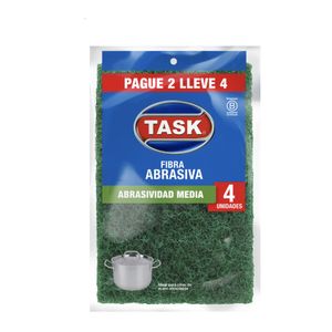 Esponja Abrasiva Task Pague 2 Lleve 4