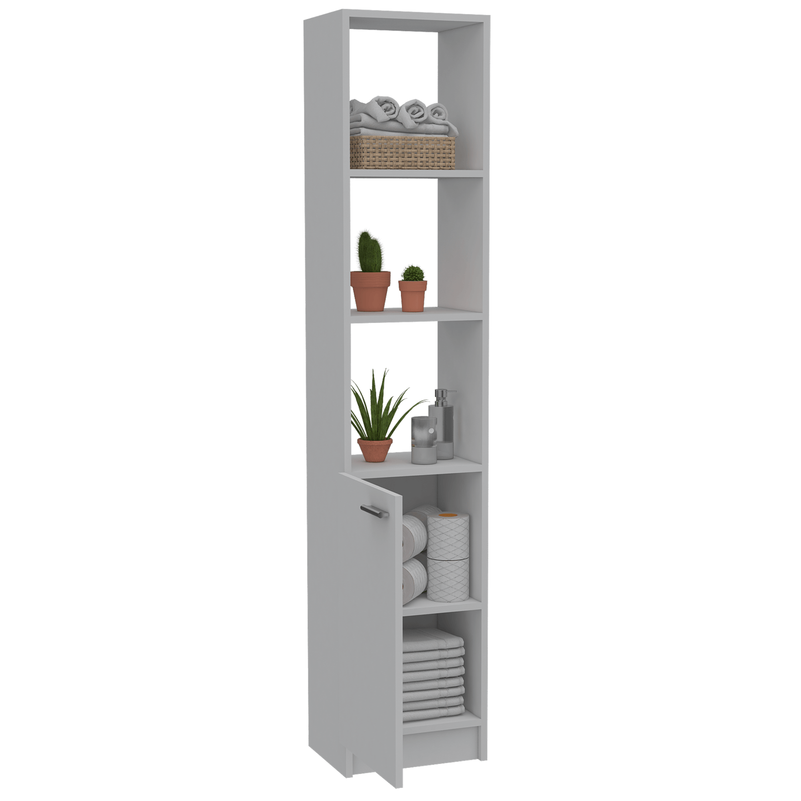 Mueble Organizador Sanitario Tell Germany 60x20x155Cm