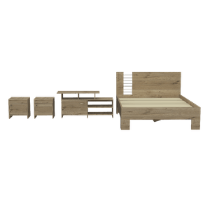 Combo Cama DI Color Rack 2 Mesas Noche RTA DUNA