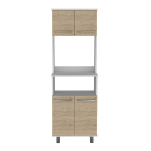 Mueble Alacena Fenix RTA Blanco + Rovere