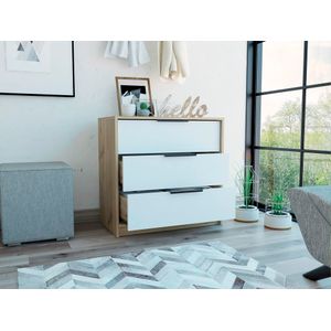Comoda 3 Cajones Kaia RTA Duna Blanco