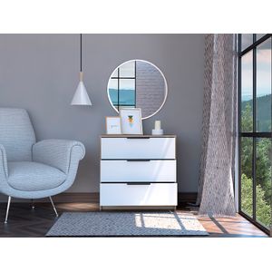 Comoda 3 Cajones Kaia RTA Rovere Blanco