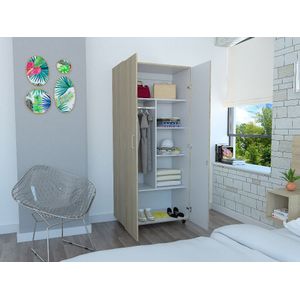 Closet IKO 182x80x48 RTA Rovere Blanco