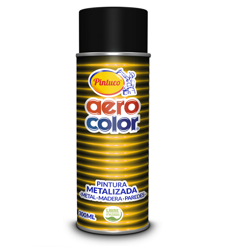 PINTURA SPRAY POLICROMADO AEROCOLOR DORADO