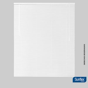 Persiana Horizontal De PVC Blanco 100X140Cm