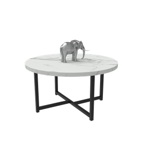 Mesa Centro Oslo Circular Mm Genova 80Cm