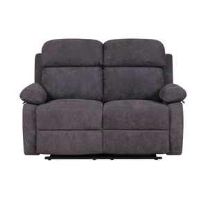 Sofá reclinable 2 cuerpos Albert gris M+Design
