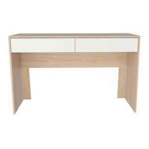 Escritorio 2 cajones Acre rovere blanco