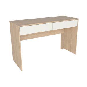 Escritorio 2 cajones Acre rovere blanco
