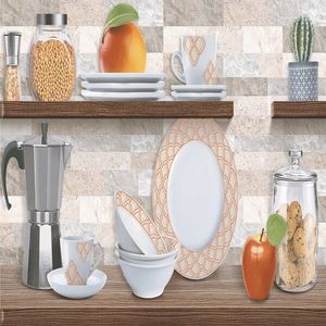 Decorado Mural Colonna Multicolor 2 Pcs 30X60Cm