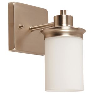 Lámpara Pared Cilindro Niquel Sat 1L E27 60W