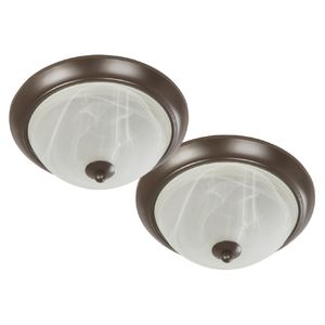 Lámpara Techo Chocolate 1L E27 60W 2Pzs