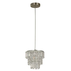 Lámpara Colgante Níquel Satinado 1L E27 40W