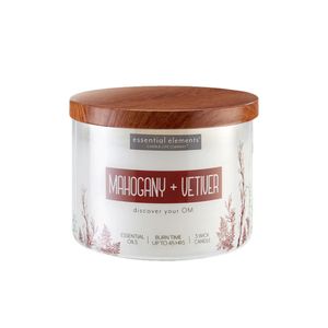 Vela 14.75 Oz Con Aroma Mahogany Vetiver