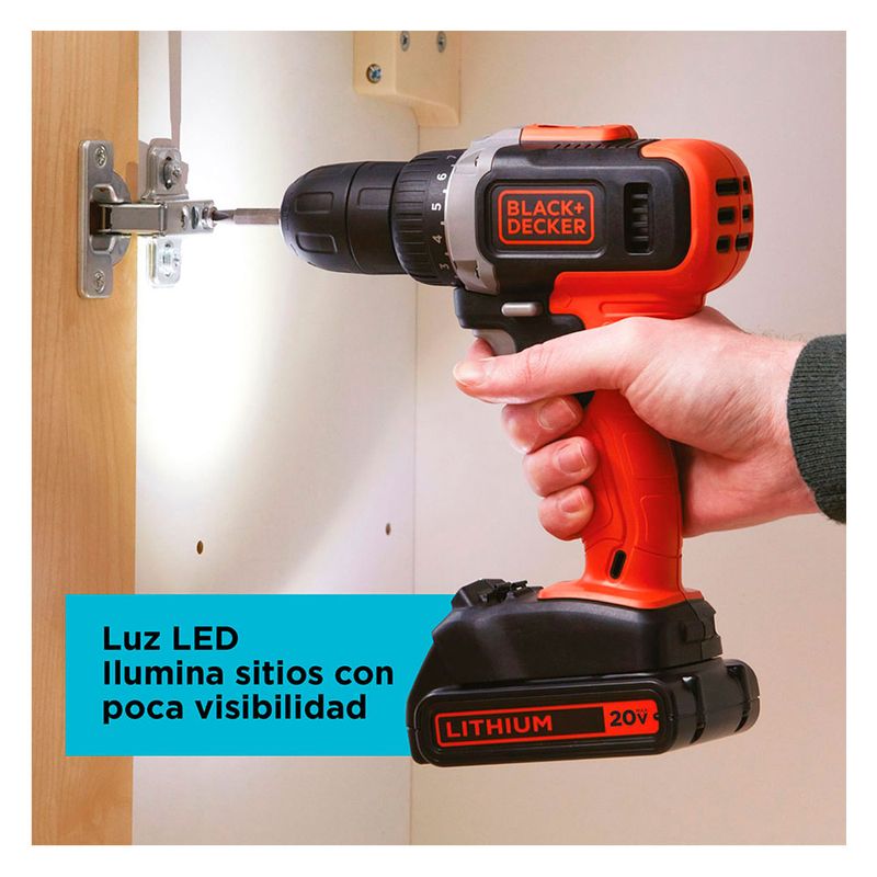 Comprar Atornillador Inalámbrico Black And Decker 8 Velocidades