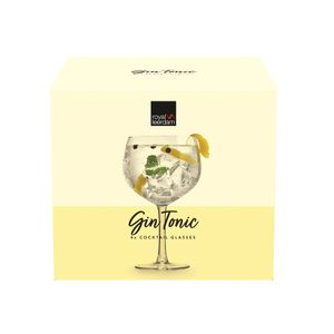 Set X 4 Copas Cocktails At Home Gin & Tonic 650Ml