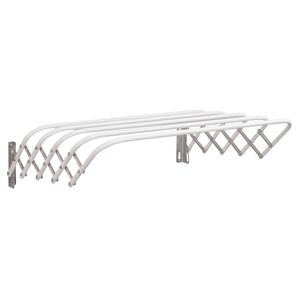 Tendedero de pared Plegable blanco