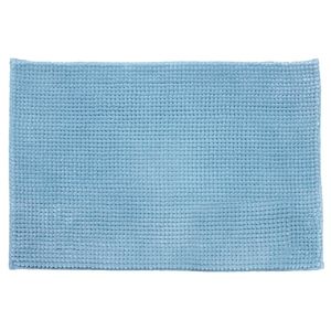 Piso baño 50x70 cm Shaggy celeste