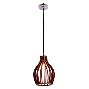 Lámpara colgar 1L E27 ML1680942 madera