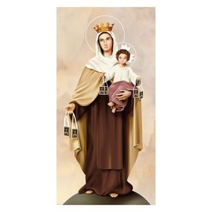 Pared 30x60 cm Virgen del Carmen